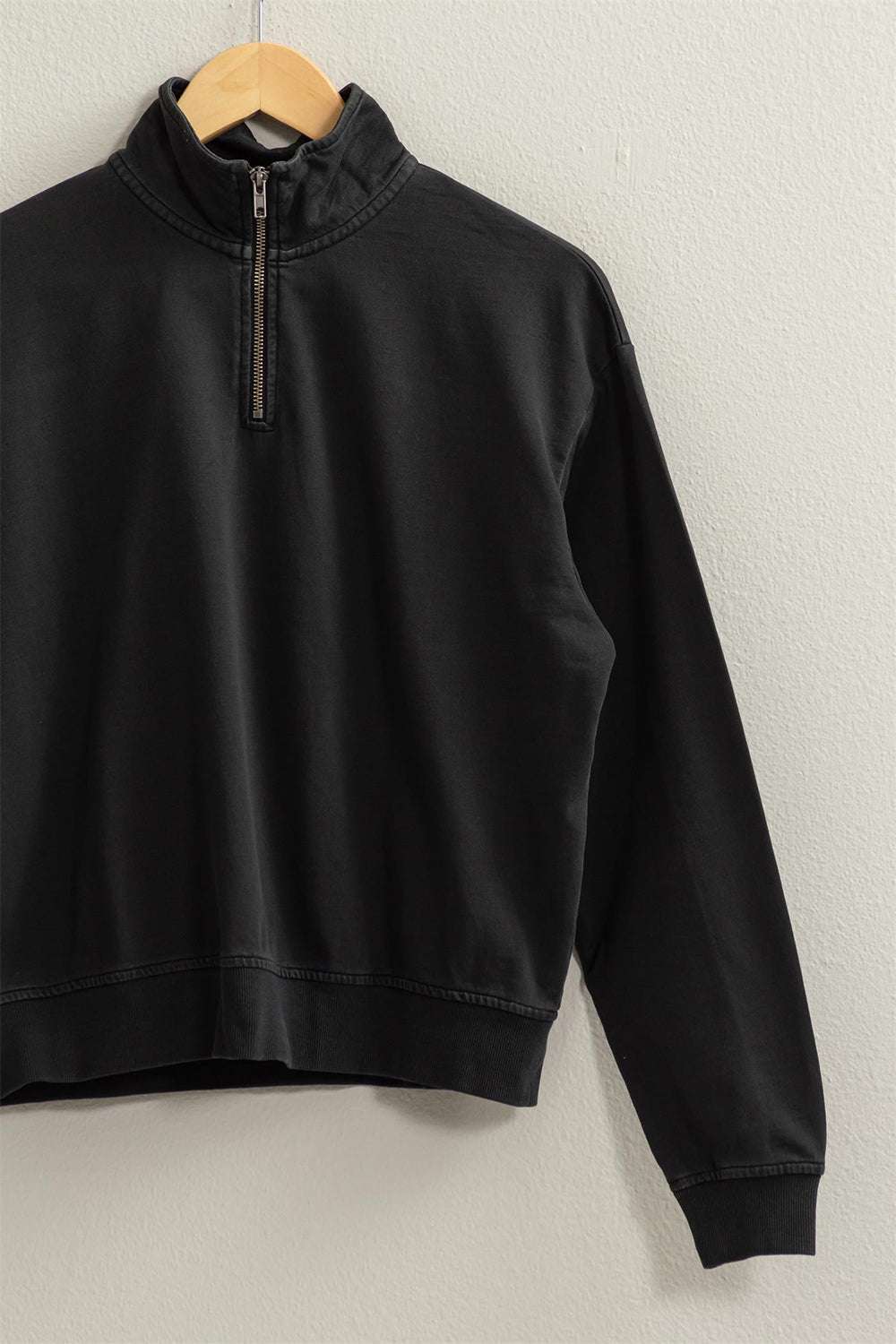 HYFVE Half Zip Drop Shoulder Sweatshirt *