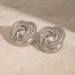 Stainless Steel Volution Stud Earrings