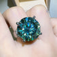 20 Carat Moissanite 925 Sterling Silver Ring