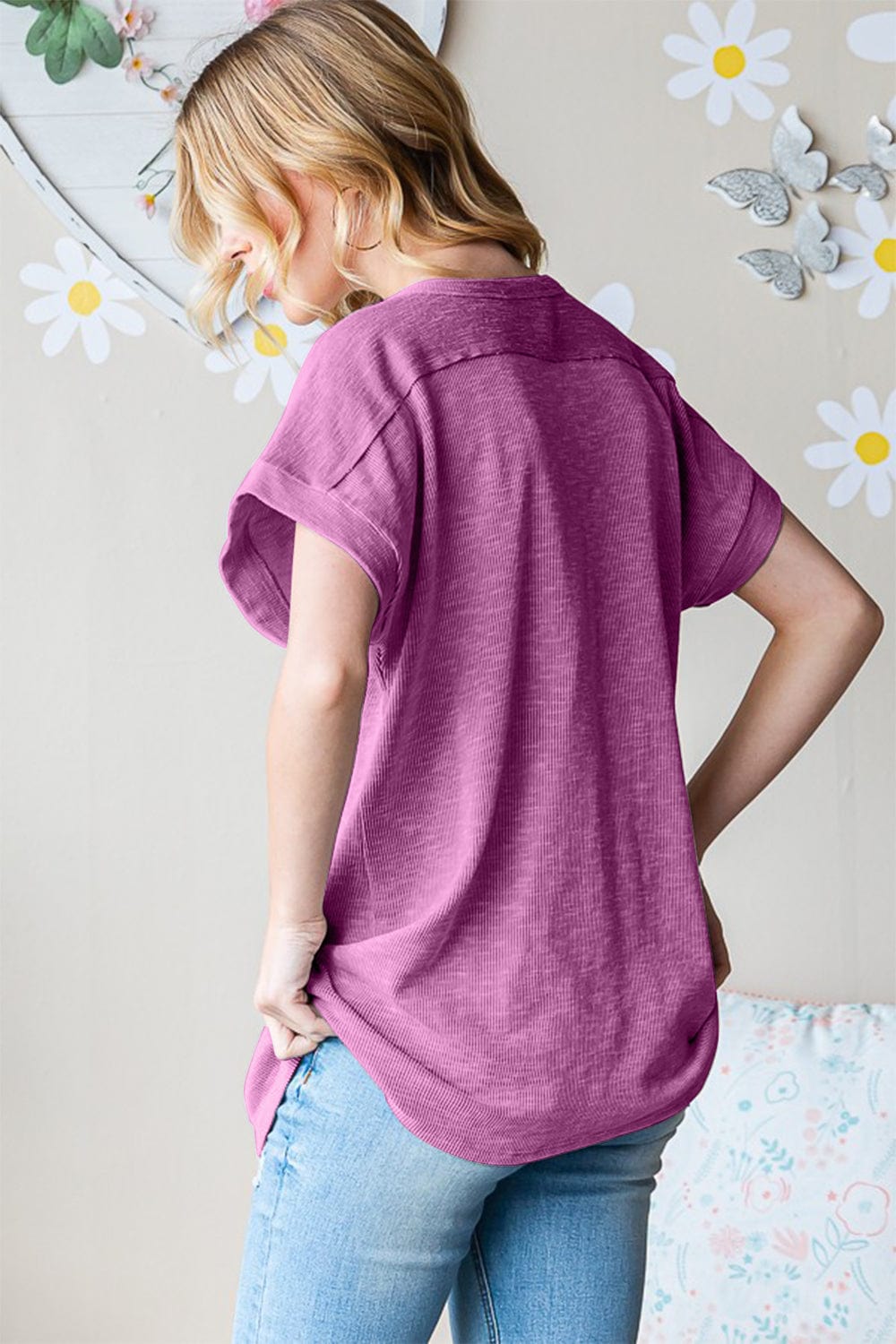 Heimish Full Size Short Sleeve Round Neck T-Shirt *