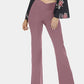 V-Waist Bootcut Long Pants