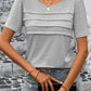 Round Neck Short Sleeve Top