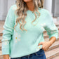 Round Neck Long Sleeve Sweater