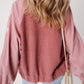Lace Detail Zip Up Sherpa Patchwork Jacket