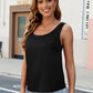 Scoop Neck Sleeveless Top