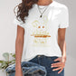 Rabbit Graphic Round Neck Short Sleeve T-Shirt