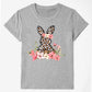 Rabbit Round Neck Short Sleeve T-Shirt