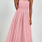 Scoop Neck Midi Cami Dress