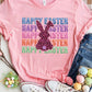 HAPPY EASTER Round Neck Short Sleeve T-Shirt