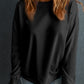 Round Neck Dropped Shoulder Sweatshirt