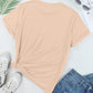 Cherry Graphic Round Neck Short Sleeve T-Shirt