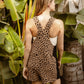 BiBi Leopard Sleeveless Overalls with Pockets - Brand BiBi