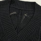 Openwork V-Neck Long Sleeve Sweater