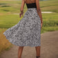 Leopard Halter Neck Midi Dress