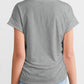 Ruched Round Neck Short Sleeve T-Shirt
