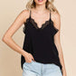 Culture Code Lace Detail Spaghetti Strap Cami