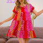 BiBi Leopard Short Sleeve Tiered Dress - Brand BiBi
