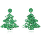 Christmas Tree Acrylic Earrings