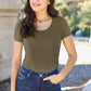 Basic Bae Full Size Round Neck Short Sleeve Bodysuit