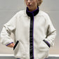 Double Take Snap Down Contrast Fleece Jacket with Pockets
