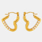 Stainless Steel Heart Earrings