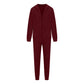 Zip Up Long Sleeve Hoodie and Joggers Set