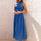 Full Size Single Shoulder Midi Dress