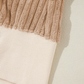 Slit Color Block Long Sleeve Sweatshirt