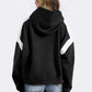 Contrast Dropped Shoulder Long Sleeve Hoodie