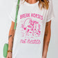 Graphic Round Neck Short Sleeve T-Shirt