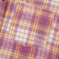 Plaid Collared Neck Button Up Shacket