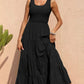 Tiered Smocked Wide Strap Dress
