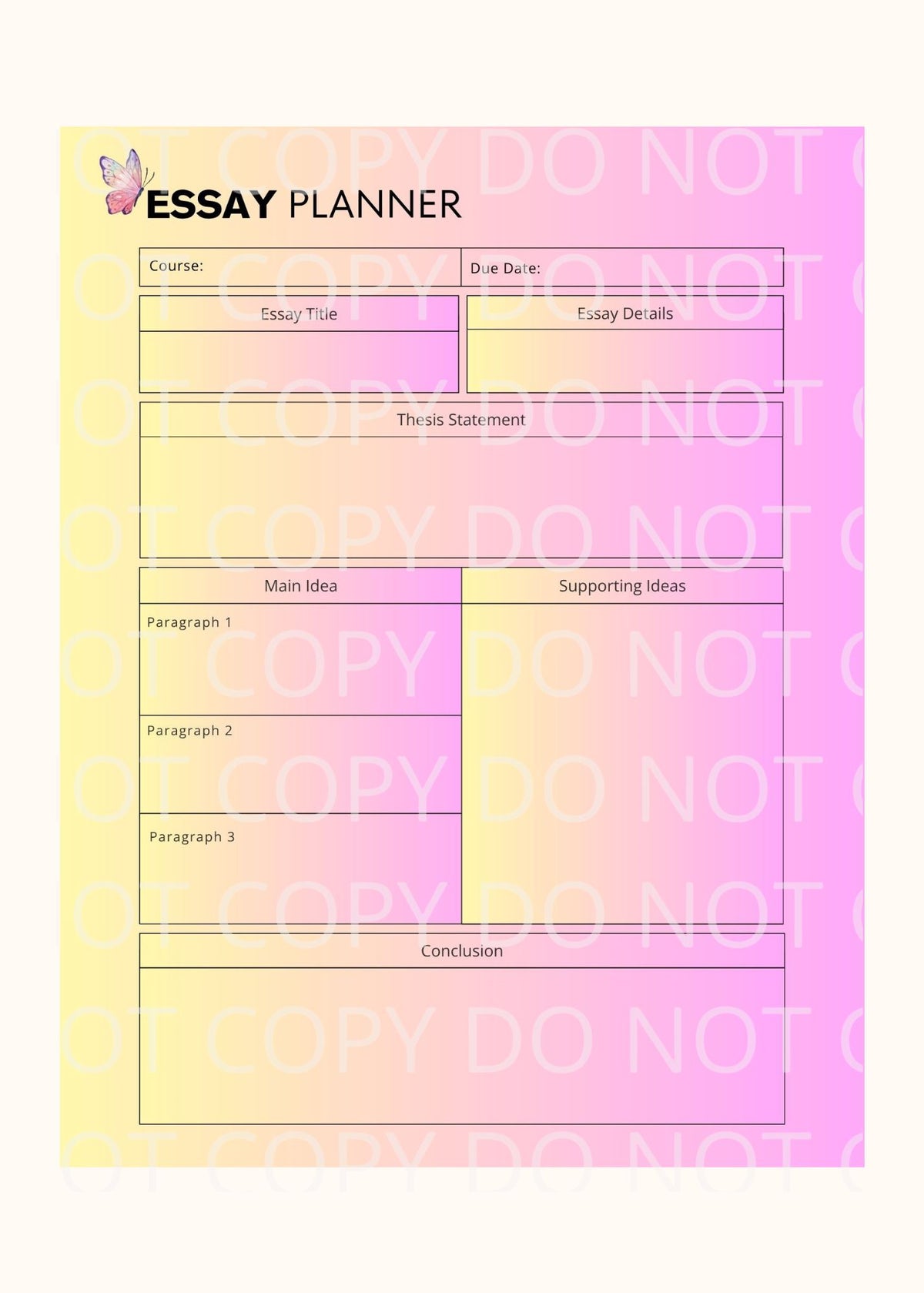 Ultimate Academic & Life Organization Bundle in PNG JPG PDF SVG PPTX