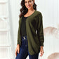 Open Front Long Sleeve Cardigan