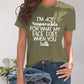 Letter Graphic Round Neck Short Sleeve T-Shirt
