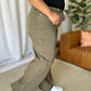 RFM Full Size High Rise Garment Dye Wide Leg  Jeans