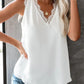 Lace Detail V-Neck Tank