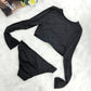 Round Neck Long Sleeve Top and Brief Swim Set