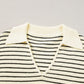 Striped Collared Neck Tank