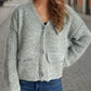 Button Down Long Sleeve Cardigan