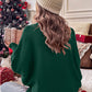 Double Take Full Size Turtleneck Long Sleeve Sweater