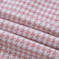 Color Block Houndstooth Collared Neck Shacket