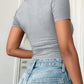 Devine Scoop Neck Short Sleeve T-Shirt