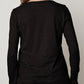 Crisscross Leopard Long Sleeve T-Shirt
