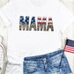 MAMA Round Neck Short Sleeve T-Shirt