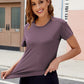 Quick-Dry Round Neck Short Sleeve T-Shirt