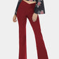 V-Waist Bootcut Long Pants
