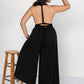 Plus Size V-Neck Wide Leg Jumpsuit