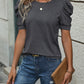Round Neck Puff Sleeve T-Shirt