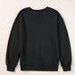 Pumpkin & Ghost Round Neck Long Sleeve Sweatshirt
